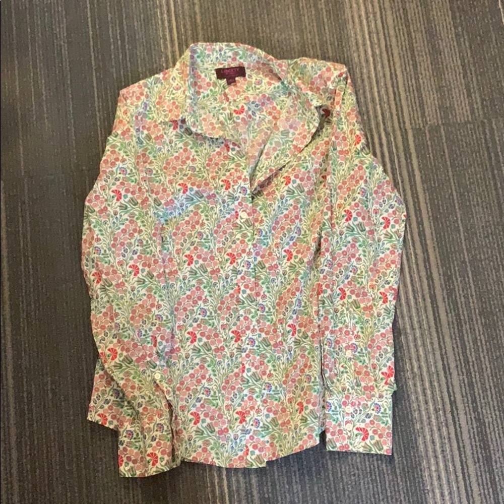 JCrew Liberty Shirt Isobella Print 6/M